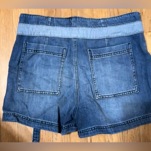Hudson Belted Cinched Waist Jean Shorts - Picture 8 of 8